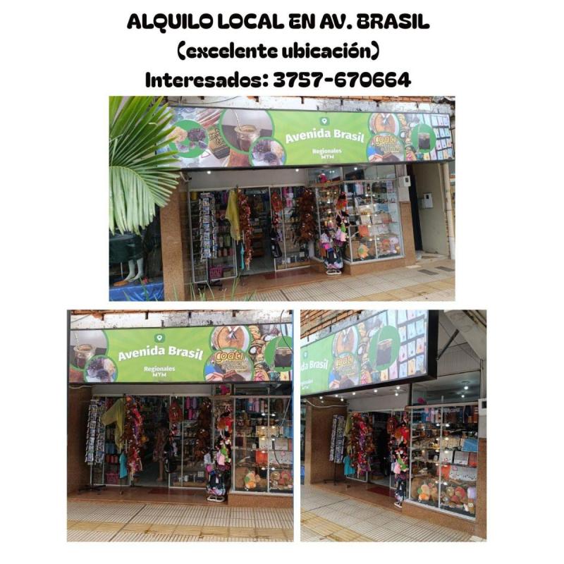 Alquilo local av. brasil en puerto iguazÚ