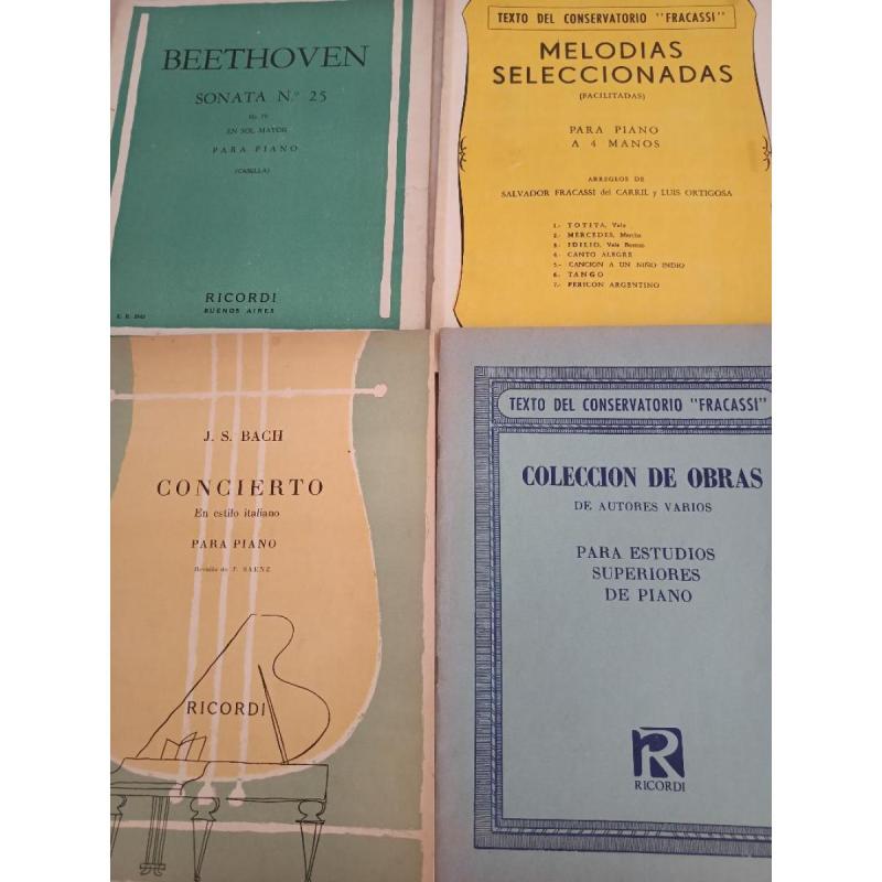 Libros y partituras de música piano