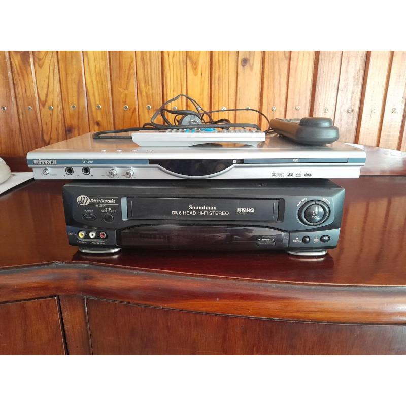 Vendo combo videocasetera + dvd