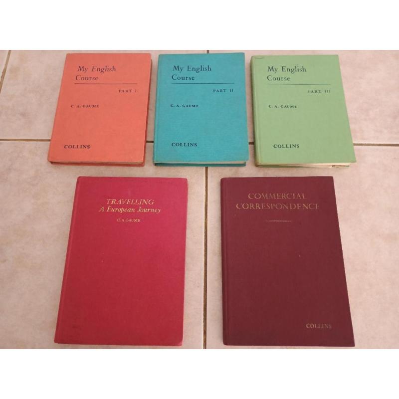 Libros de estudio de idioma inglés en lote