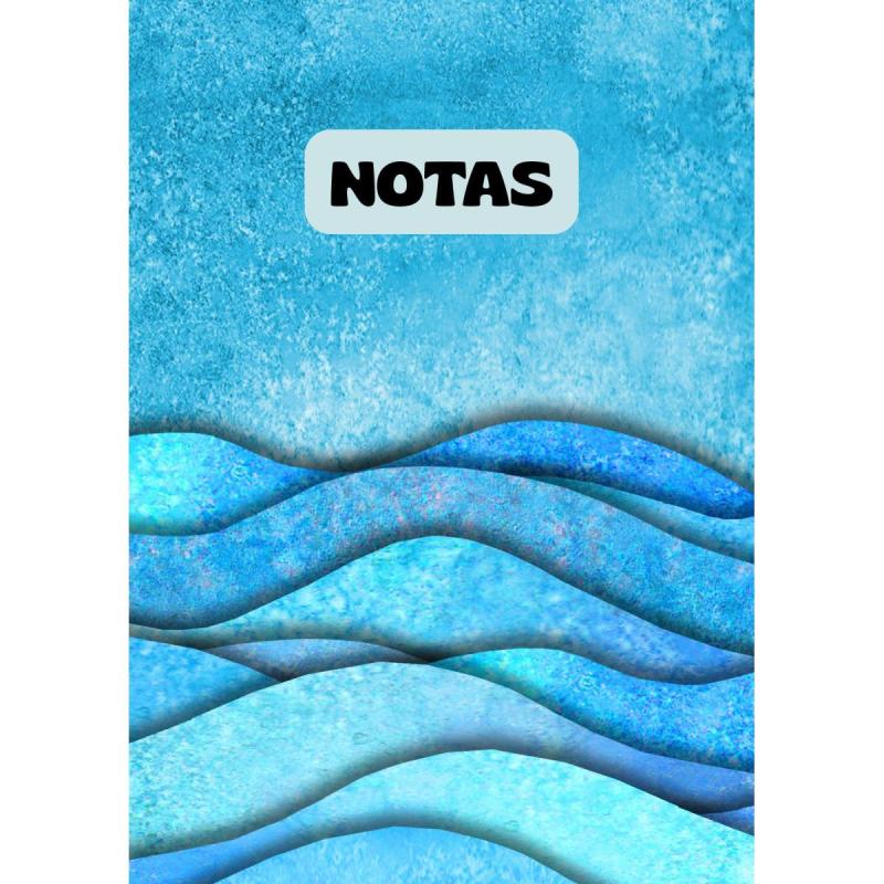 Hojas Rayadas Con Diseños de Paisajes - Anotador - Pdf imprimible - 6