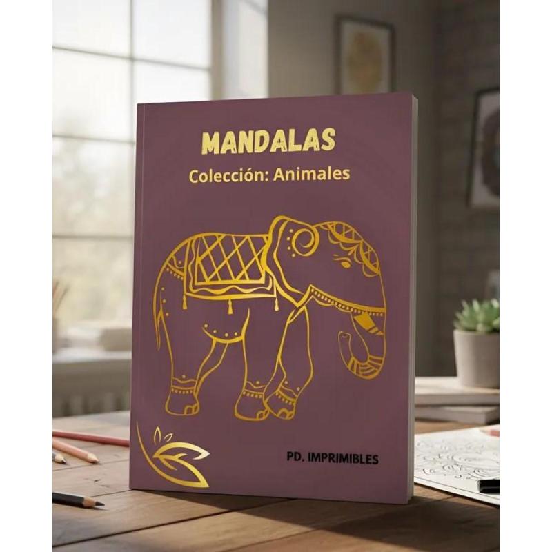 Mandalas De Animales P/colorear - 70 Diseños Pdf Imprimible - 3