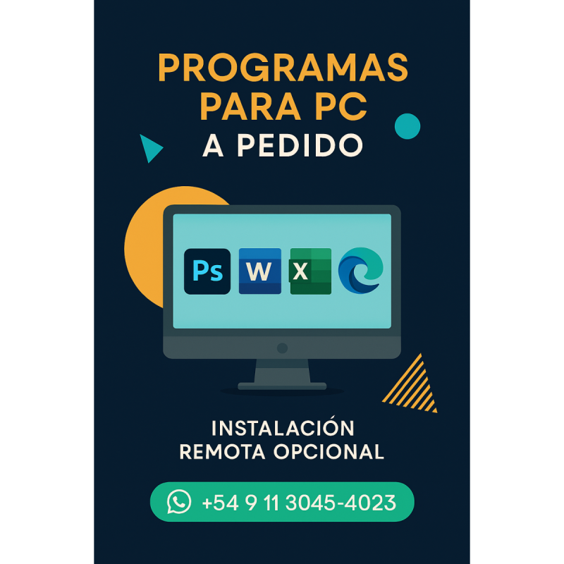 Programas para PC a Pedido – Todo lo que Necesitás, Listo para Usar