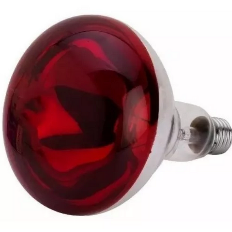 Foco Incandescente France Infrarroja 250w Bulbo Color Rojo 250w 220v