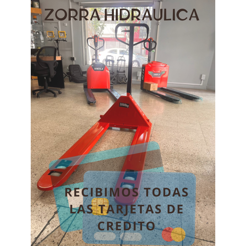 Vendo zorras manuales 3000 kilos marca heli - 3