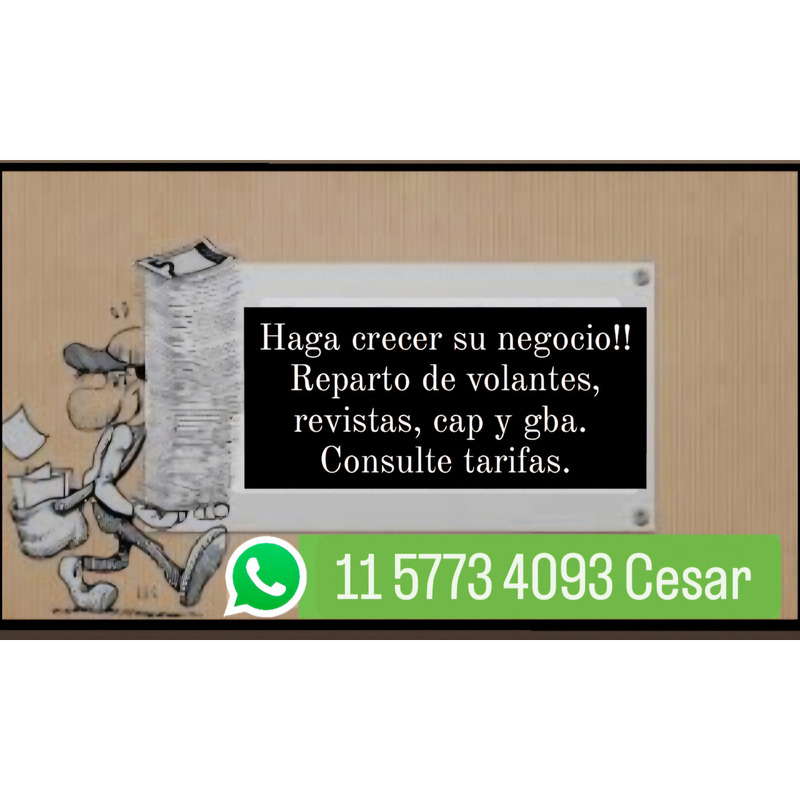 Reparto de volantes