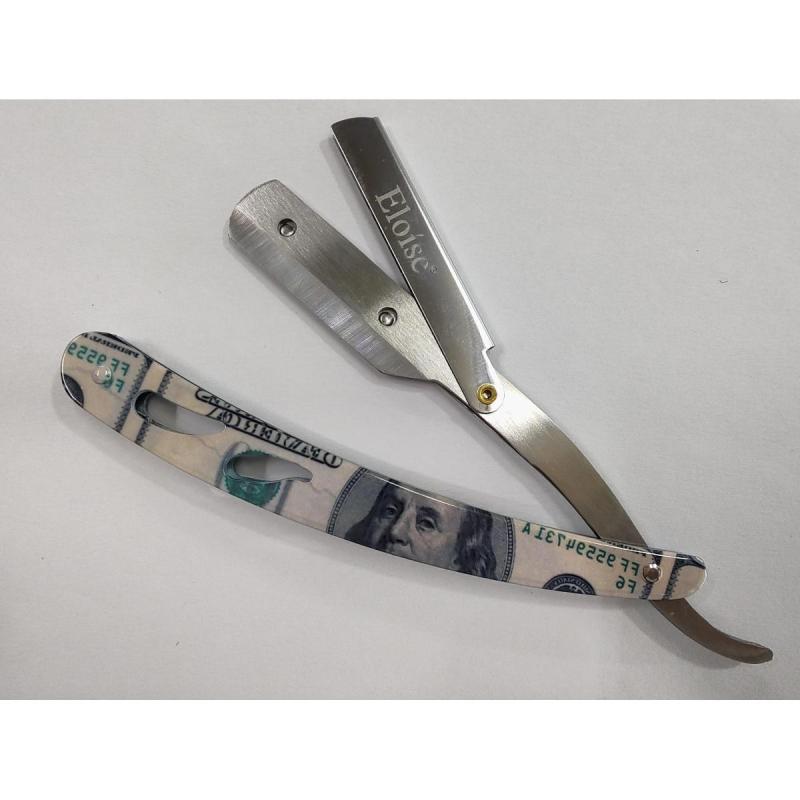 NAVAJA PARA BARBERÍA DISEÑO DOLAR