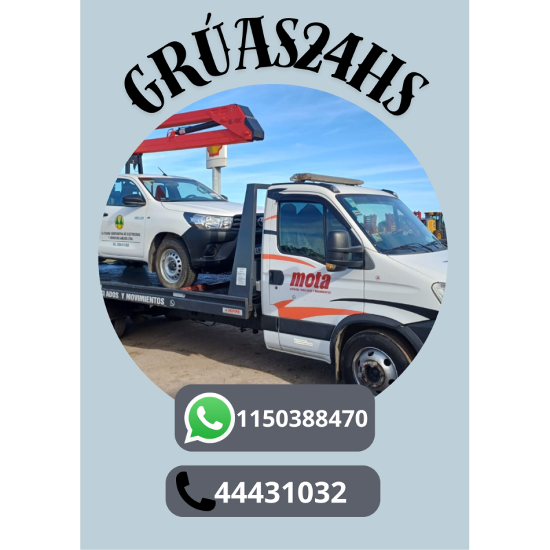 Remolques/// grÚas/// traslados a todas las zonas. - 4