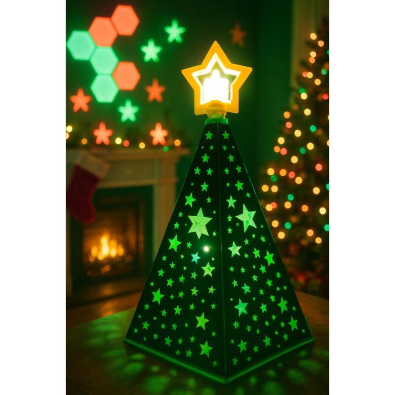 Arbolito Navidad 🎄 hexagonal rgb