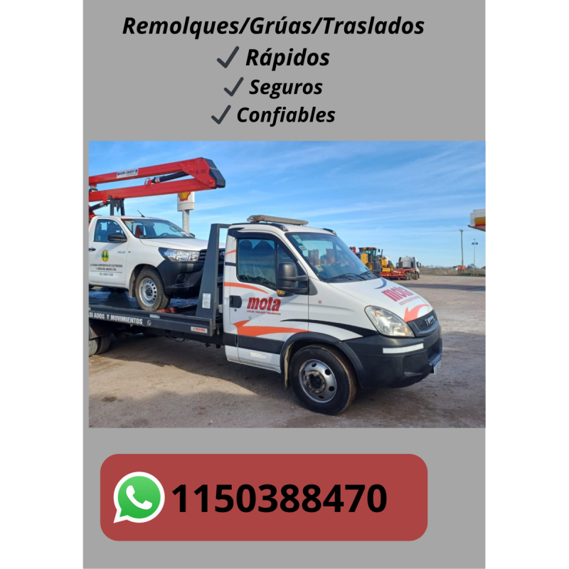 Remolques/// grÚas/// traslados a todas las zonas. 1122192233