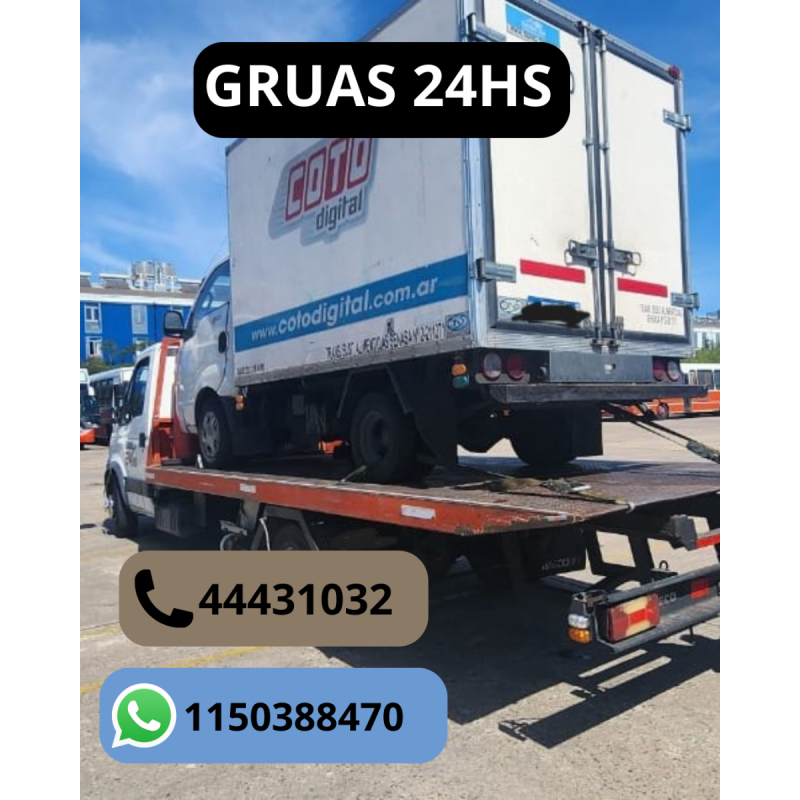 Remolques/// grÚas/// traslados a todas las zonas. 1122192233 - 2