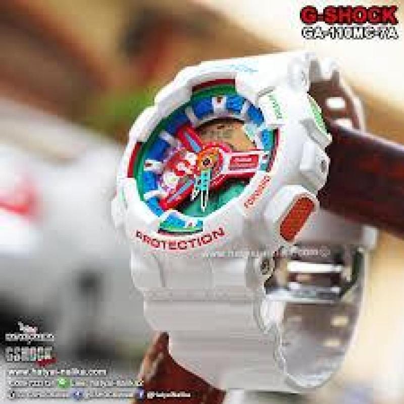Reloj g shock ga-110 mc-7a color blanco - usado excelente estado
