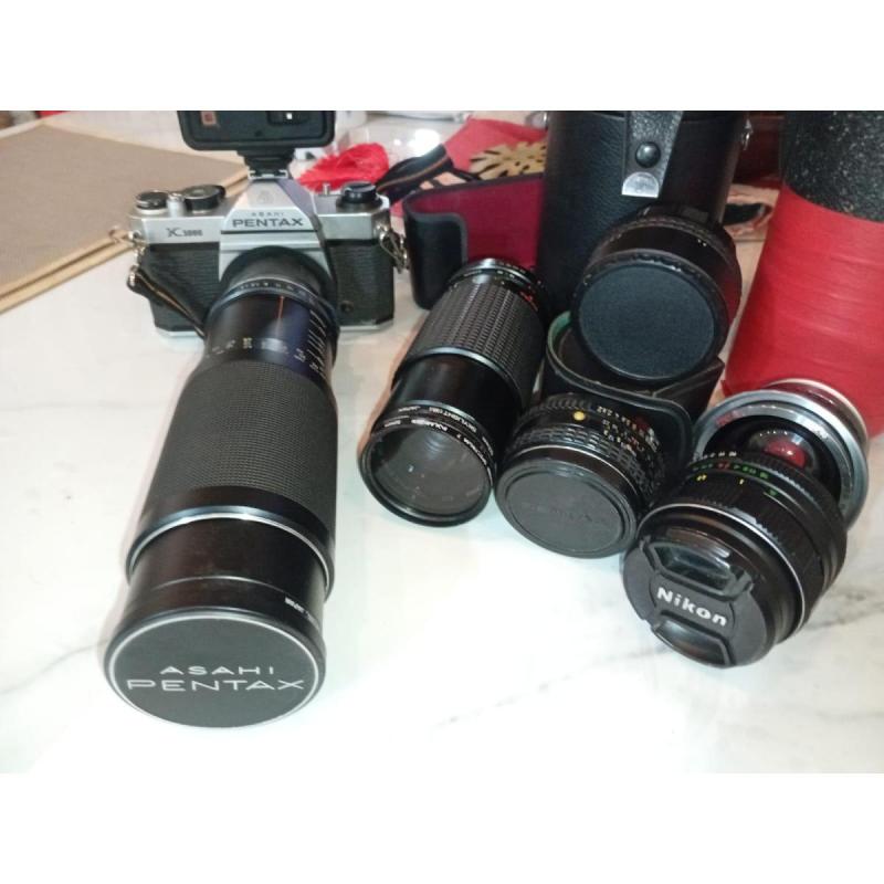 Pentax K1000 kit completo