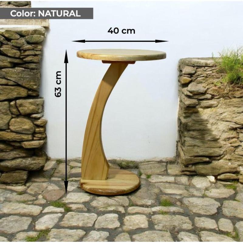 Mesa de madera para cafe