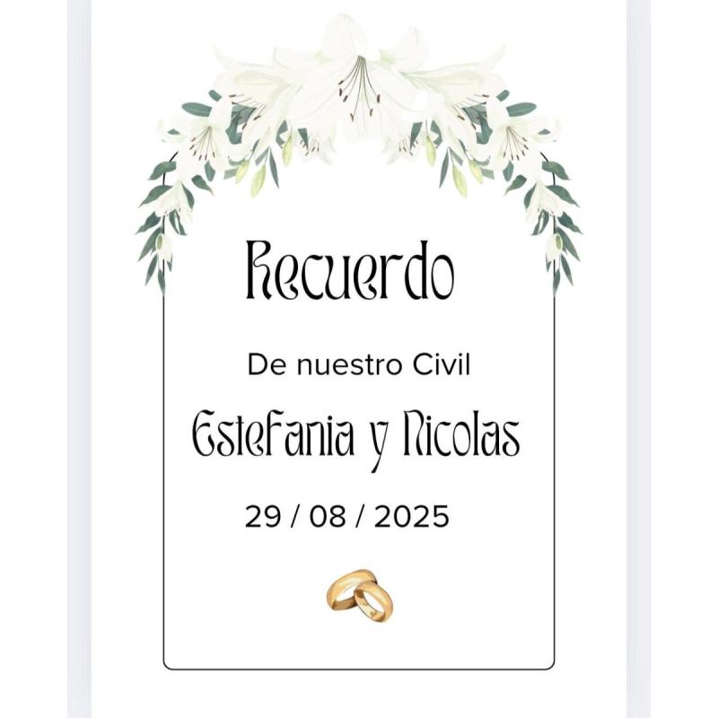 Invitaciones tarjetas y estampitas - 3