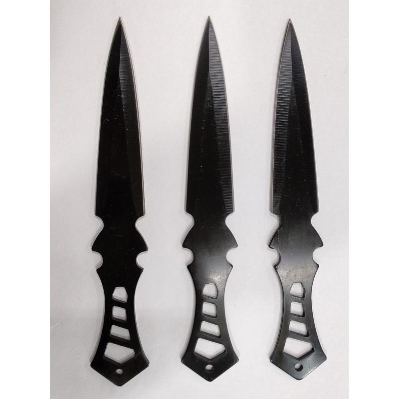 Set de 3 cuchillos para lanzar kunai
