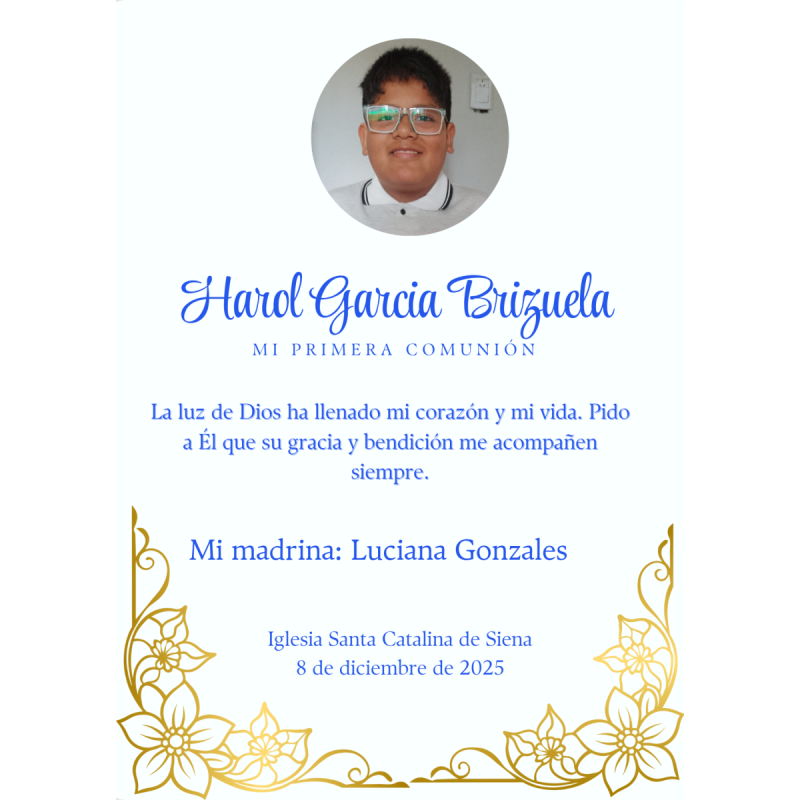 Invitaciones tarjetas y estampitas - 13