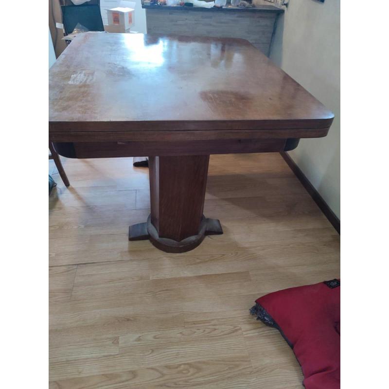 Mesa extensible de roble - 3