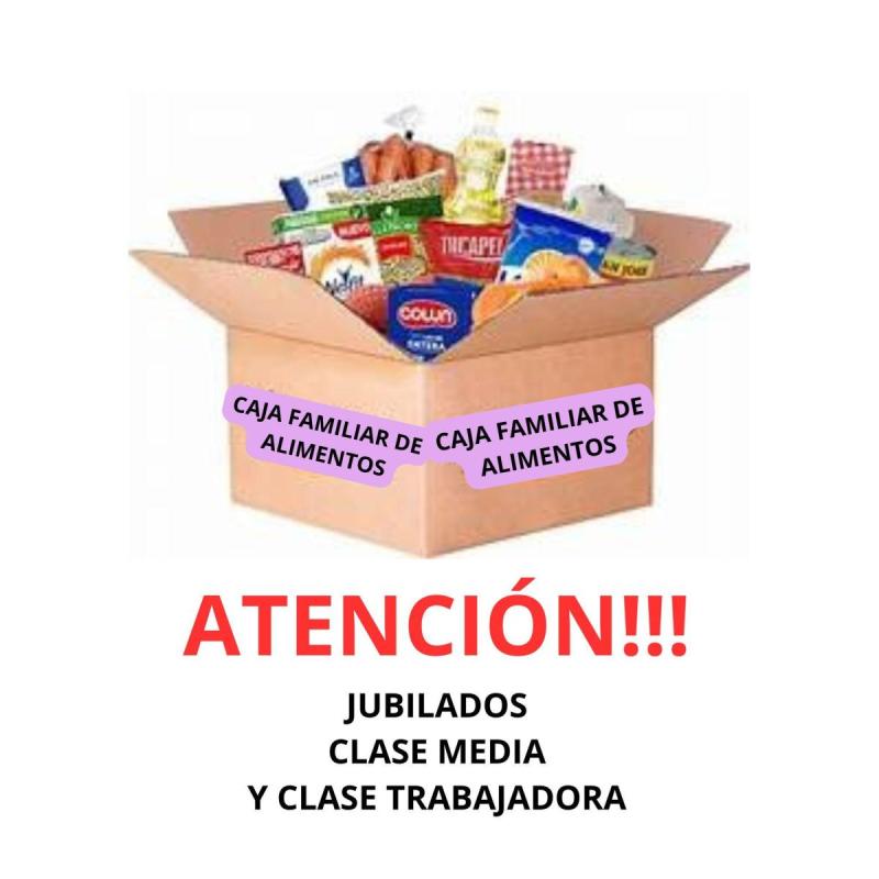 Cajas familiares de alimentos