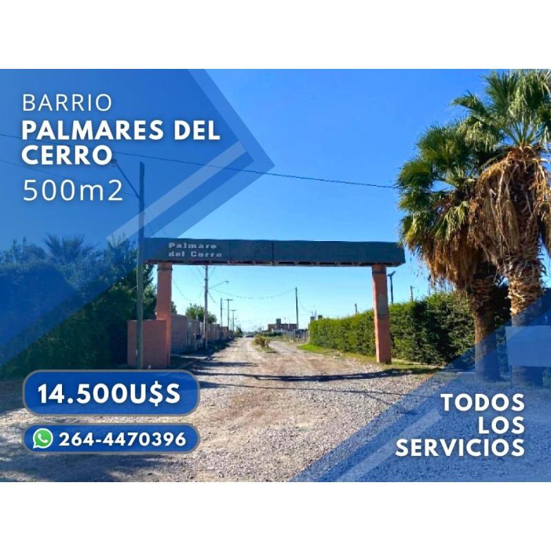 Terreno 500 M² En Palmares Del Cerro Todos Los Servicios - Escritura Inmedi