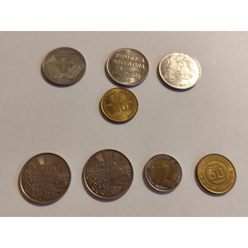 monedas conmemorativas argentinas varias