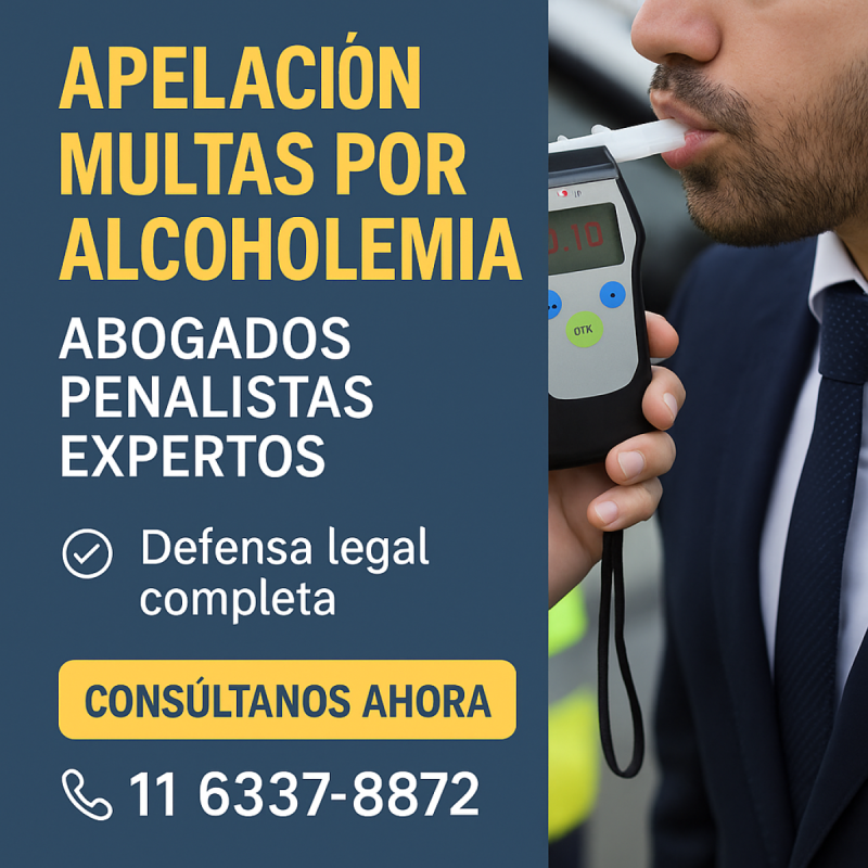 Apelacion de multas por alcoholemia - recupera tu licencia urgencias 24 hs