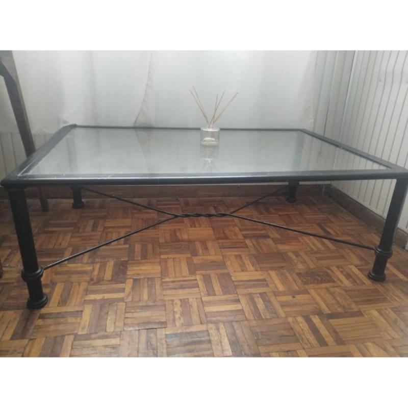 Mesa ratona de hierro con vidrio – 1.20 x 0.80 - 3