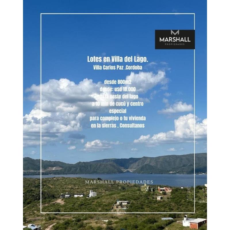 Lotes en Villa del Lago- Carlos Paz