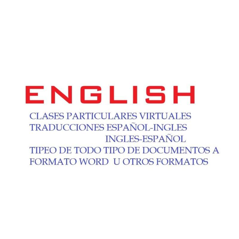 clases de ingles virtuales traducciones tipeo de documentos