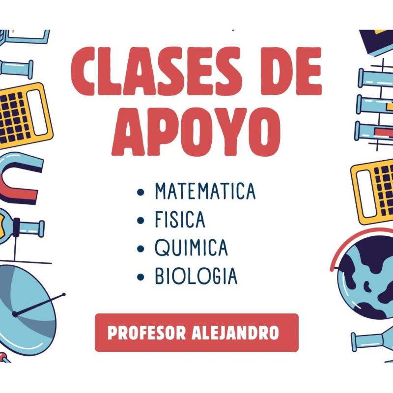 Clases particulares de Matematica, Fisica, Quimica y Biologia