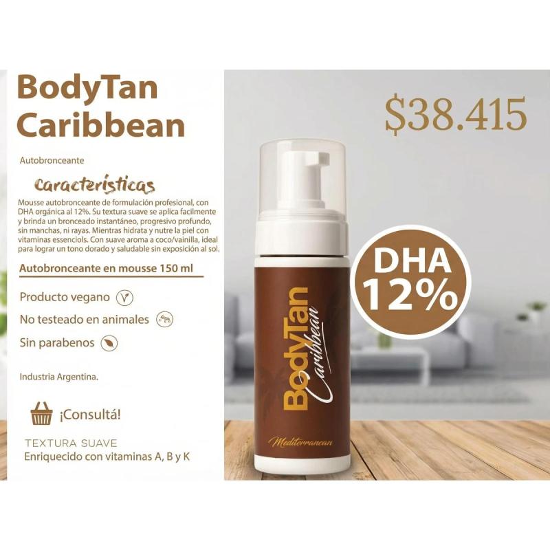 Mousse autobronceante - boddy tan caribbean