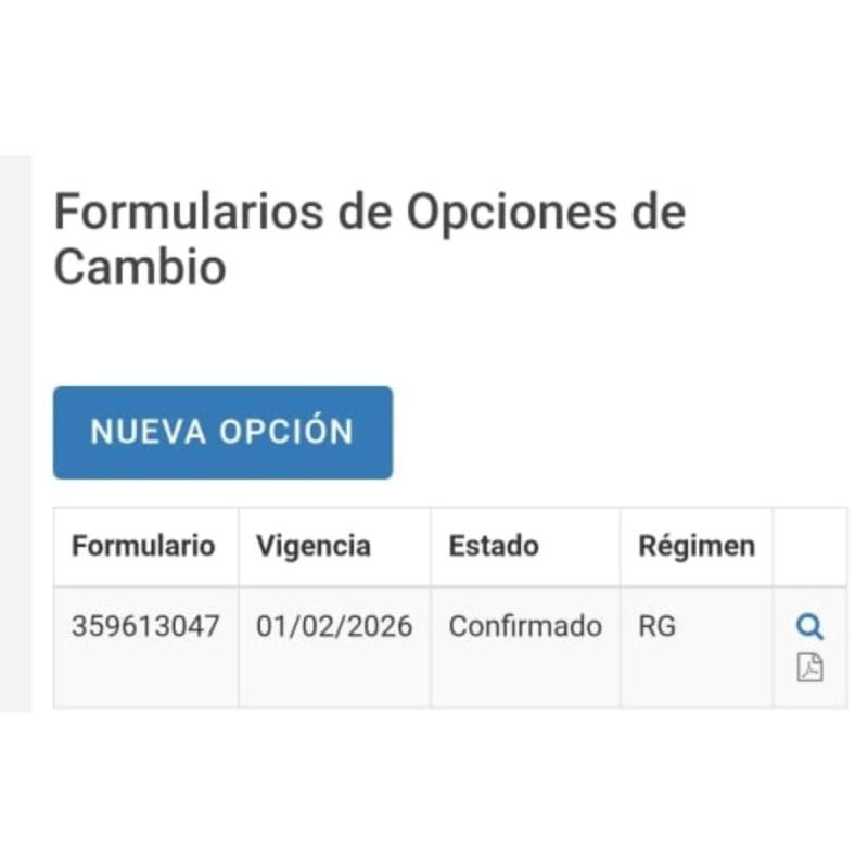 Cambio de obra social