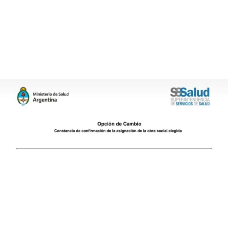 Cambio de obra social - 2