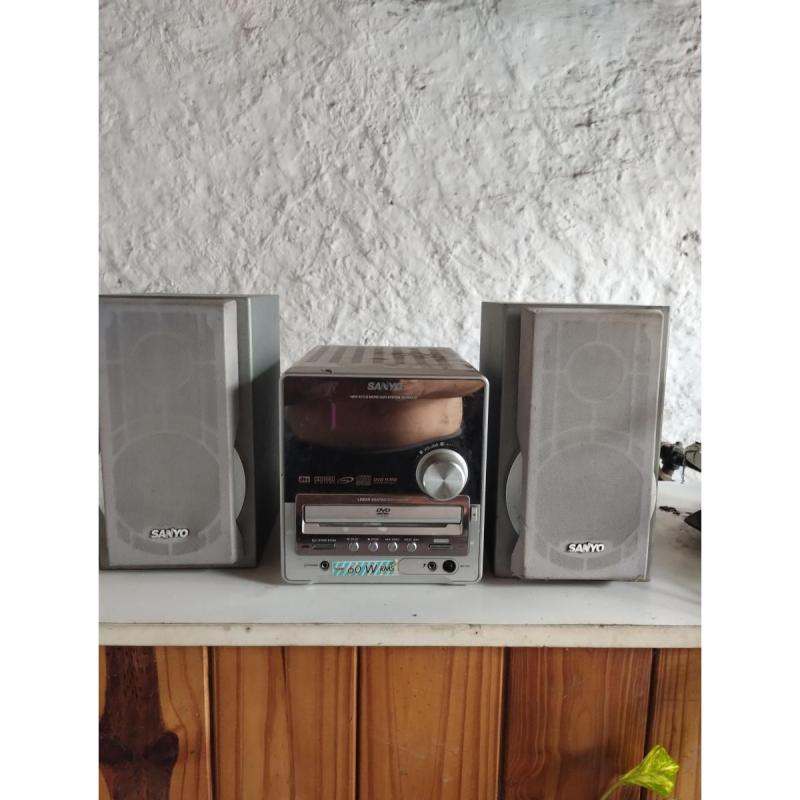 🔊💿 minicomponente sanyo dc-da213 / dax 213 + parlantes originales 💿🔊