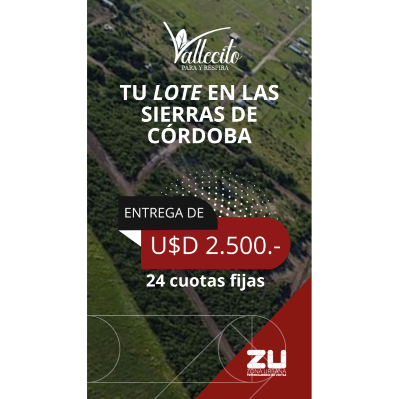 Vallecito - falda del carmen - cordoba lotes desde 500 m2 entrega y financiacion propia - 7