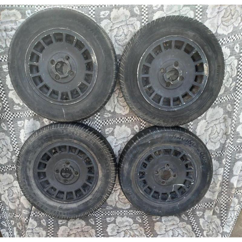 4 Llantas Rodado 13 ORIGINALES De Ford Taunus Ghia - 3