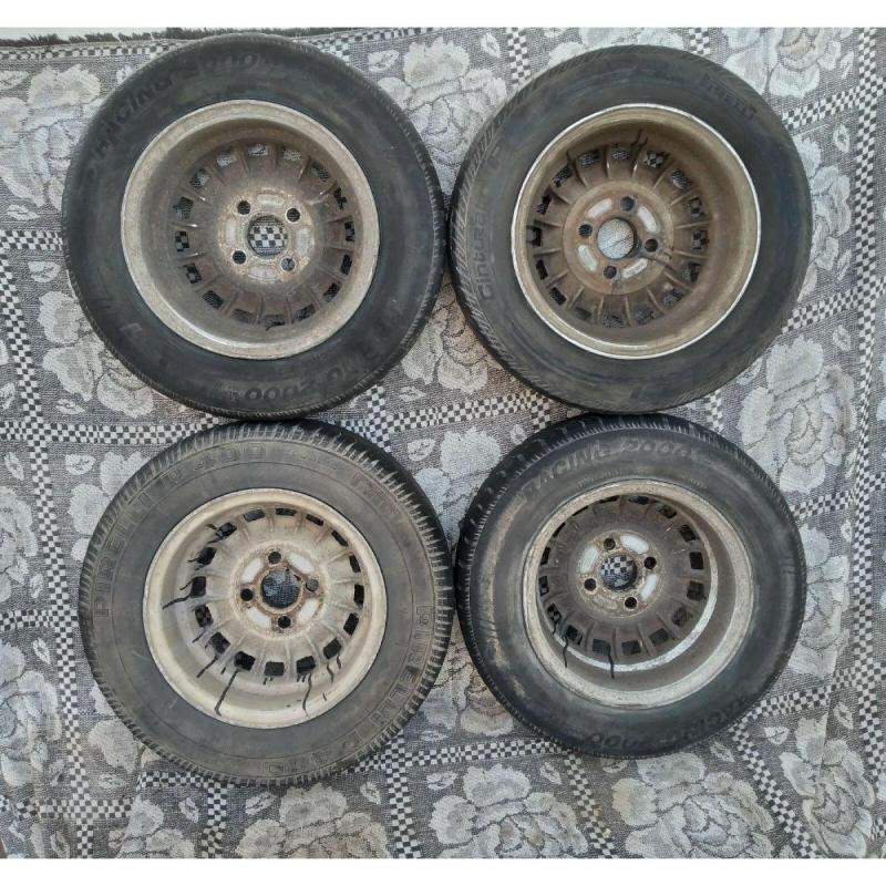 4 Llantas Rodado 13 ORIGINALES De Ford Taunus Ghia - 5