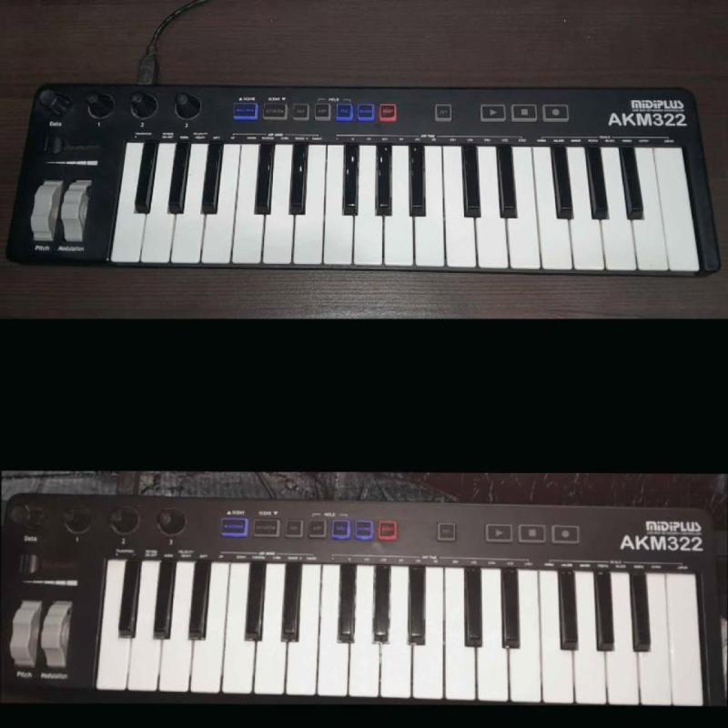 Teclado Controlador Midi AKM322 MIDIPLUS