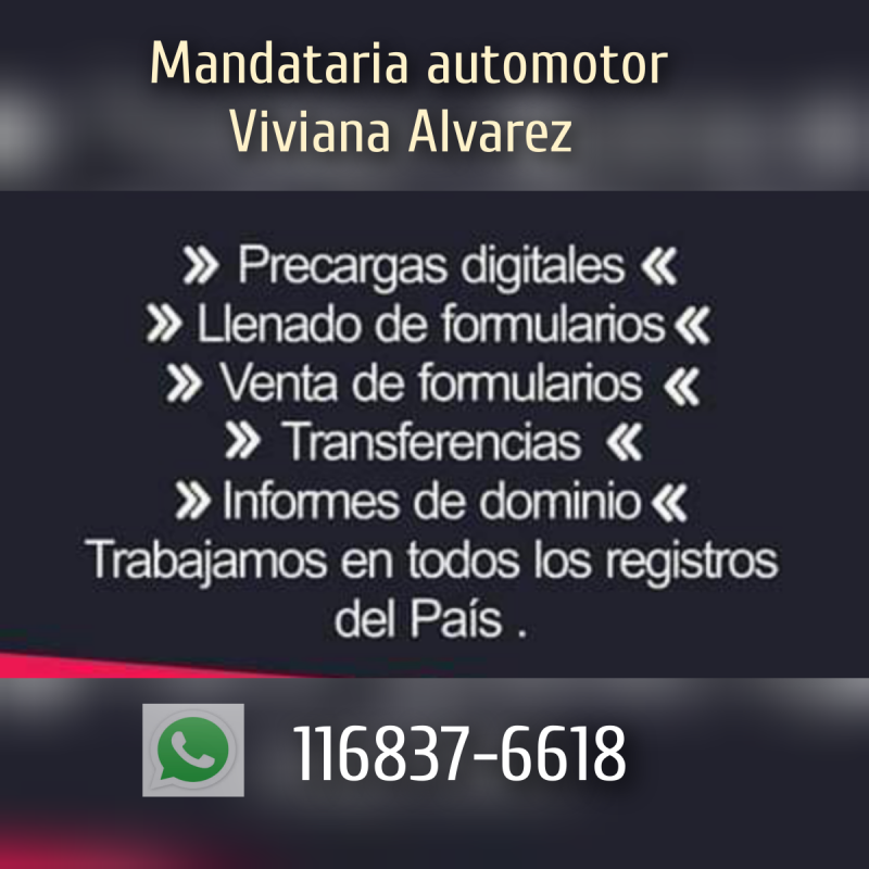 Mandataria Automotor, tramites de autos y motos