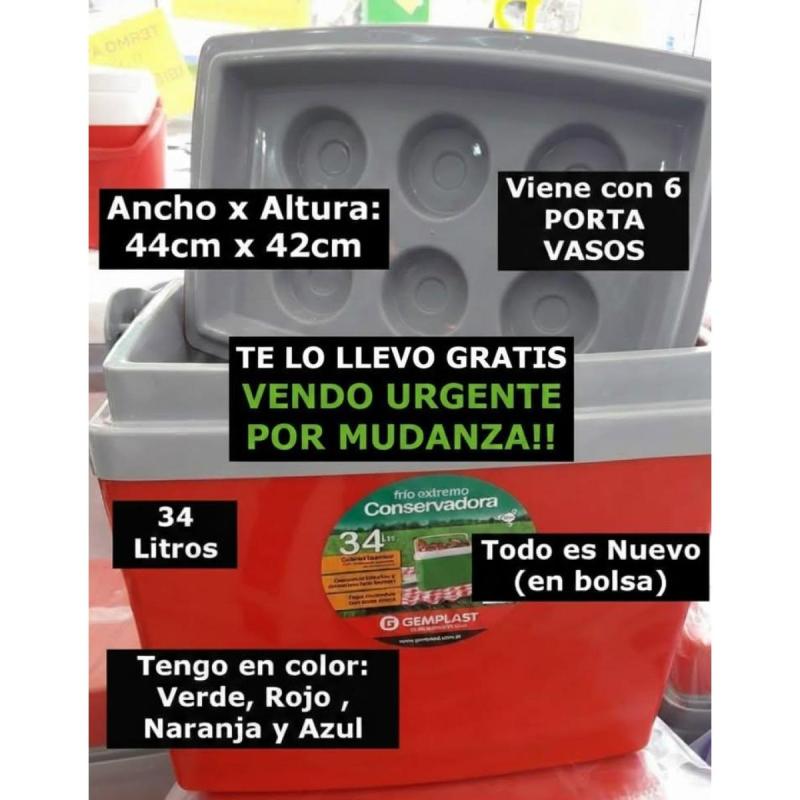conservadoras o heladeras de camping vendo urgente