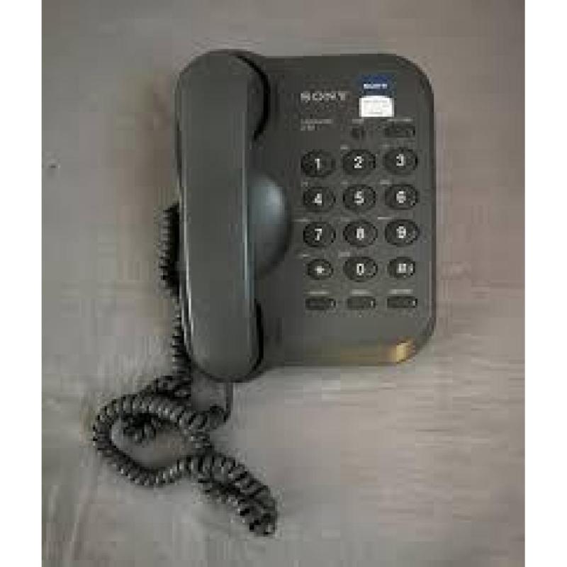 Telefono Fijo Sony (Color Gris)