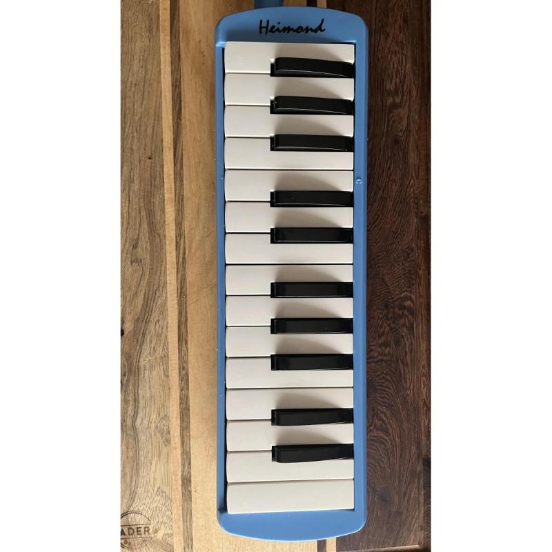 Melódica Heimond 32 Notas Celeste + Funda + Boquilla y Manguera