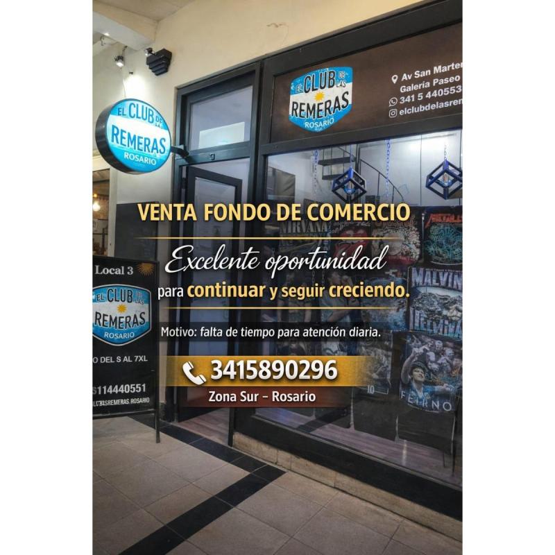 Fondo de comercio reconocida franquicia
