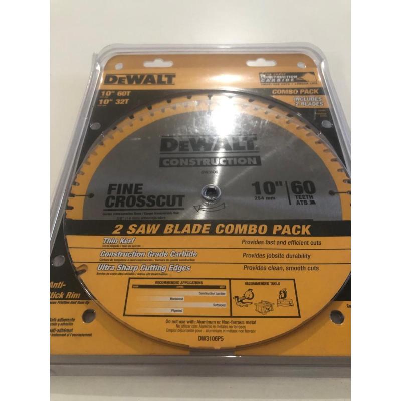 Disco de corte DEWALT 254mm circular para madera - 2