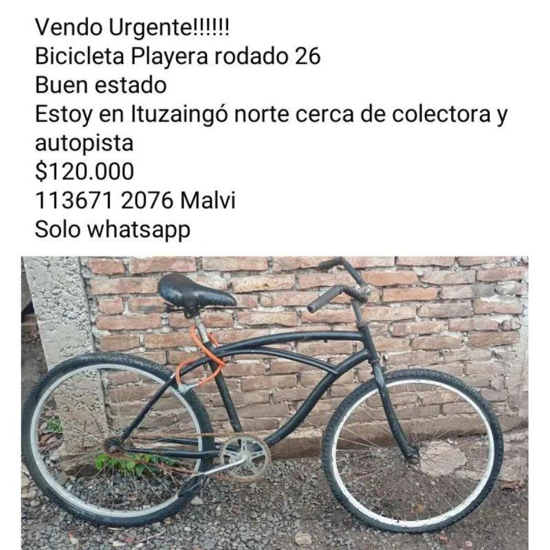 Bicicleta Playera