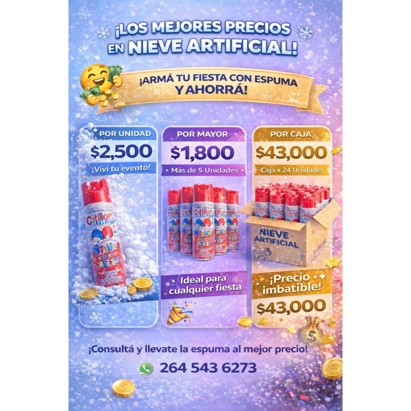 ❄️ nieve artificial para eventos ❄️ - 4