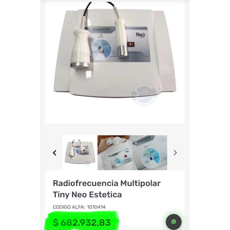 Radiofrecuencia Multipolar Tiny Neo Estetica - 2