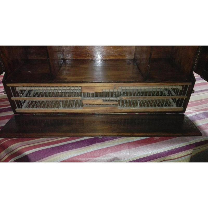 Vendo pajarera/perrera de madera para transportar pájaros. - 4