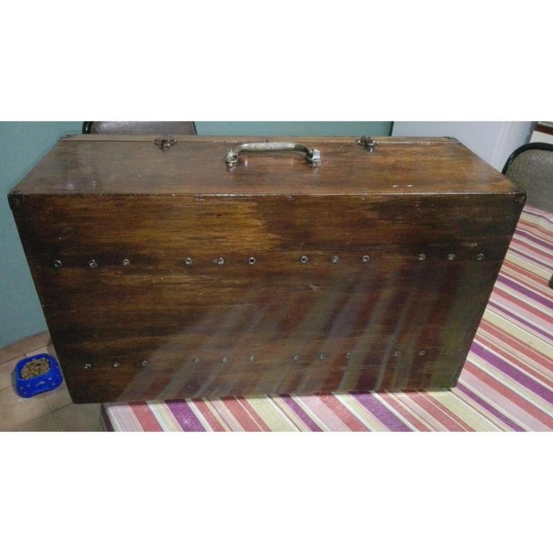 Vendo pajarera/perrera de madera para transportar pájaros. - 9