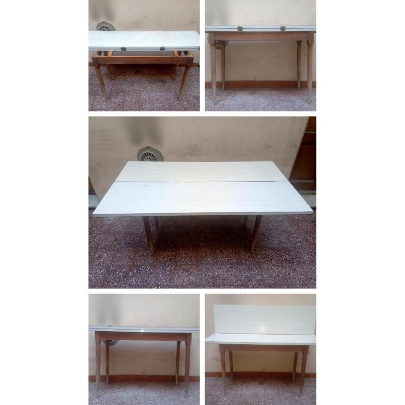 Mesa libro larga a reciclar